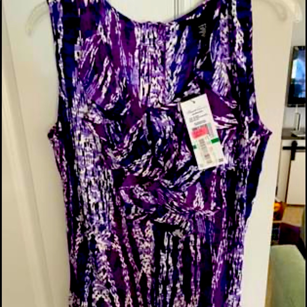 Kenneth Cole Purple Large Blouse